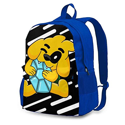 Lsjuee Mikec-Rack 3D Impresión Anime/Mochila de Dibujos Animados, Mochilas Escolares Personalizadas para niños