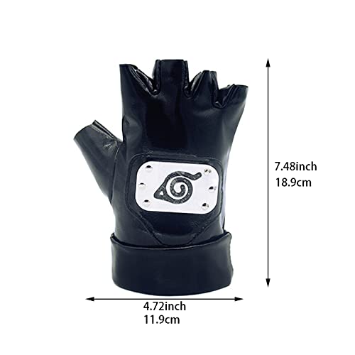 LuckyVIP Naruto Cosplay Konoha diadema anillo Uzumaki Naruto collar colgante kakashi máscara guantes juguetes juguetes de plástico Ninja disfraz accesorios para niños niñas juguetes para niños