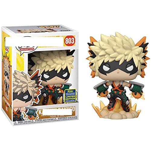 LUDQ 1 Pieza 10Cm Bakugou Katsuki Figuras de acción Pop My Hero Academia Pop Vinilo Figura de Anime cumpleaños niños colección de muñecas Adornos