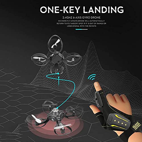 LYHY Mini Drone para niños y Principiantes RC Nano Pocket Quadcopter Plegable con Auto Hover, One Key Return, Headless Mode, 3D Flips, Toys para niños y niñas