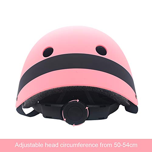 LZDMY Casco Ciclismo Bicicleta Niños Infantil Protección para Patines Patinete Patinaje Skate Monopatín Scooter para Deportes Regalo Bebe Proteccion (Abeja Rosa)