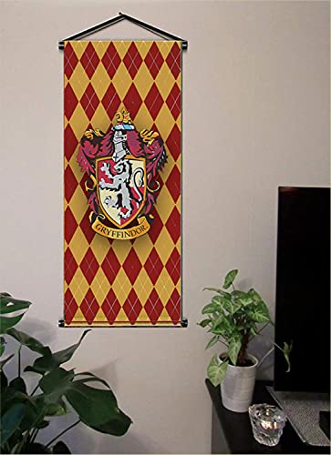 Magic Academy Decoración de la habitación Suministros para fiestas de cumpleaños, Banner de la casa, Pared, interior, exterior, Fiesta, decoración navideña, Bandera (16 x 43 pulgadas)