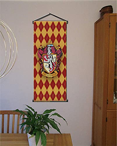 Magic Academy Decoración de la habitación Suministros para fiestas de cumpleaños, Banner de la casa, Pared, interior, exterior, Fiesta, decoración navideña, Bandera (16 x 43 pulgadas)