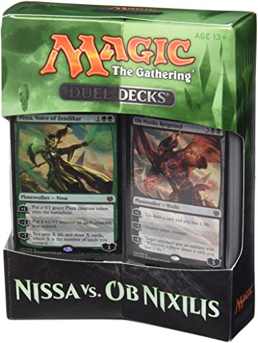 Magic The Gathering 14443 - Juego de Duelo de Cartas de Nissa vs. OB Nixilis