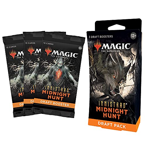 Magic: The Gathering Innistrad: Midnight Hunt 3-Booster Draft Pack