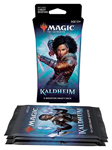 Magic: The Gathering Kaldheim Paquete de 3 Refuerzos, 45 Tarjetas mágicas