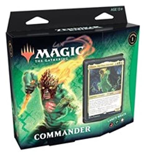 Magic The Gathering MTG-ZNR-CD-EN Zendikar Rising Commander Deck (una enviada al Azar)