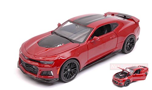 Maisto Model Compatible con Chevrolet Camaro ZL1 2017 Red 1:24 DIECAST MI31512R