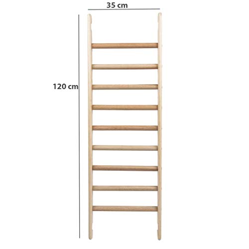 MAMI | Triángulo de Pikler mini para niños | Estructura para escalada de interior | Fabricado en madera natural | Escalera incluida