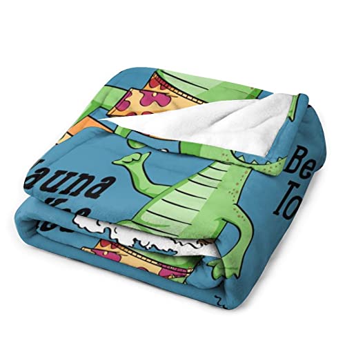 Manta Bebe Dinosaurio De Dibujos Animados Manta De Franela Suave Y Confortable para Dormir Cuna/Cochecito/Cesta De Moisés/Viaje 130×150cm