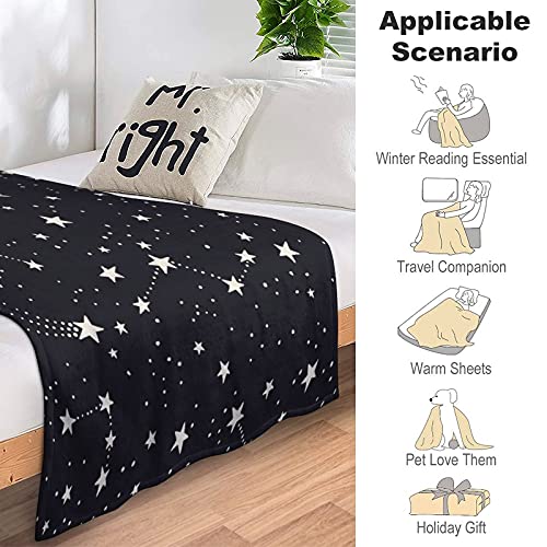 Manta Bebe Galaxy Cielo Estrellado Manta De Franela Suave Y Confortable para Dormir Cuna/Cochecito/Cesta De Moisés/Viaje 100×130cm