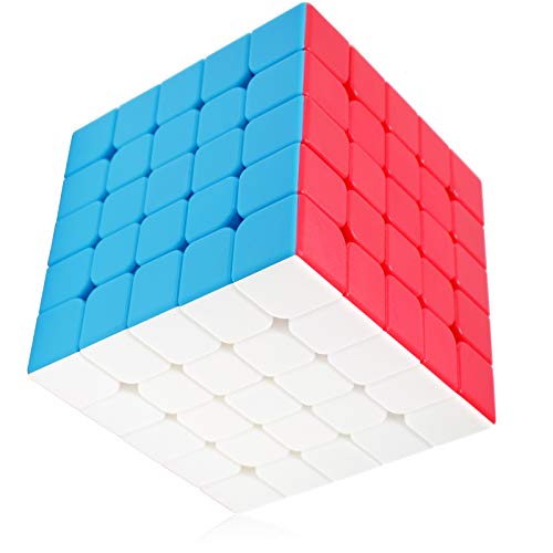 Maomaoyu Cubo Magico 5x5 5x5x5 Original Puzzle Cubo de la Velocidad Niños Juguetes Educativos, Stickerless