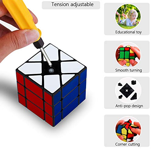 Maomaoyu Fisher Cube Speed Cube 3D Puzzle Cube Velocidad Cubo Niños Juguetes Educativos