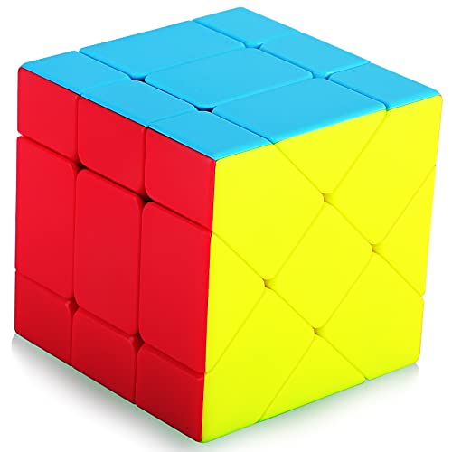 Maomaoyu Fisher Cube Speed Cube 3D Puzzle Cube Velocidad Cubo Niños Juguetes Educativos(Sin Etiqueta)