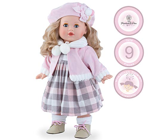 Marina & Pau Muñeca bebé niña con ropa de muñeca diferentes modelos (Tina-42 cm)