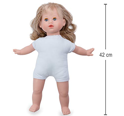 Marina & Pau Muñeca bebé niña con ropa de muñeca diferentes modelos (Tina-42 cm)