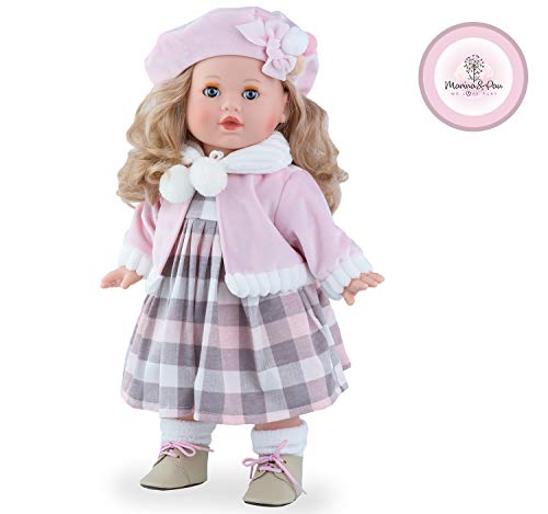 Marina & Pau Muñeca bebé niña con ropa de muñeca diferentes modelos (Tina-42 cm)