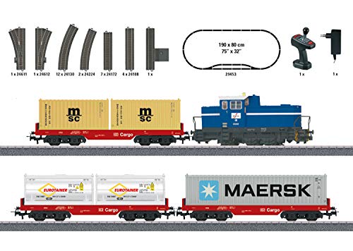 Märklin start up Start Up 29453 - Kit de iniciación para Tren de ferrocarril H0, Juego de iniciación con Tren, Carro y Carril, función de luz, a Partir de 6 años