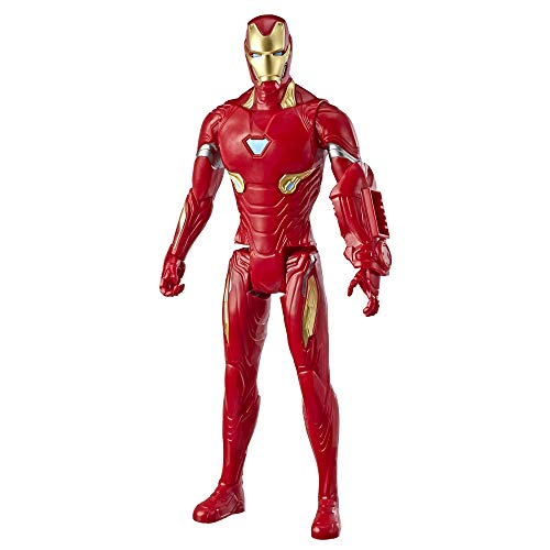 Marvel Avengers: Endgame – Iron Man Titan Hero Compatible con Power FX (Figura de acción de 30 cm, Power FX no Incluido)