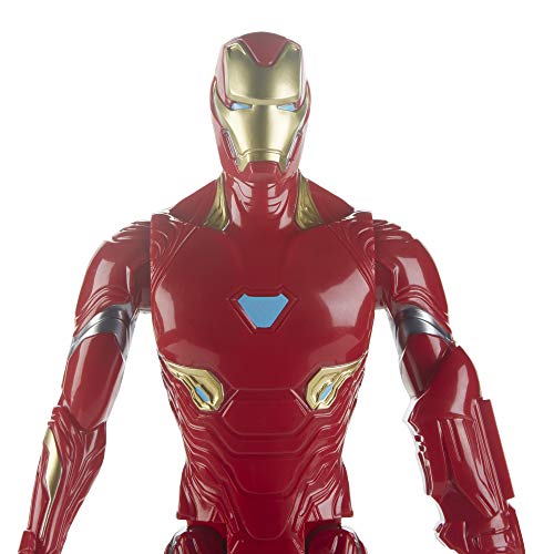 Marvel Avengers: Endgame – Iron Man Titan Hero Compatible con Power FX (Figura de acción de 30 cm, Power FX no Incluido)