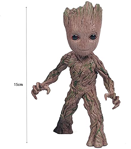 Marvel Avengers Guardians of The Groot 15cm Lindo bebé árbol Hombre Figura PVC Modelo Muñeca Juguetes Colección para niños Adulto