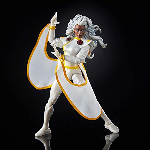 Marvel Figura de Ventilador Retro de 6 Pulgadas, colección Storm X-Men Figura de acción, Marvel Super Hero Collectible Series, para niños de 4 años y Otros