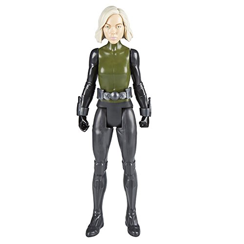 Marvel Infinity Krieg Titan Hero Serie Black Widow - Linterna con Puerto Titan Hero Power FX