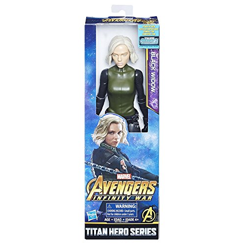 Marvel Infinity Krieg Titan Hero Serie Black Widow - Linterna con Puerto Titan Hero Power FX