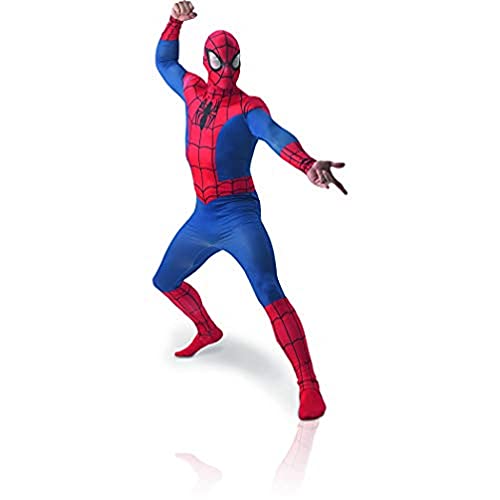 MARVEL ~ Spider-Man - adulto del vestido de lujo del traje de licencia Con separada Redecilla Nuevo 2015 Tamaño X-Large (Pecho 42-46 ")