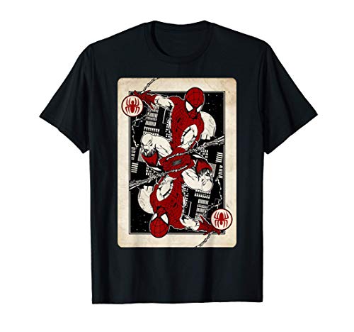 Marvel Spider-Man Classic Swing Playing Card Camiseta