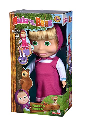 Masha y el Oso - Masha con sonido 30 cm (Simba 109301074)