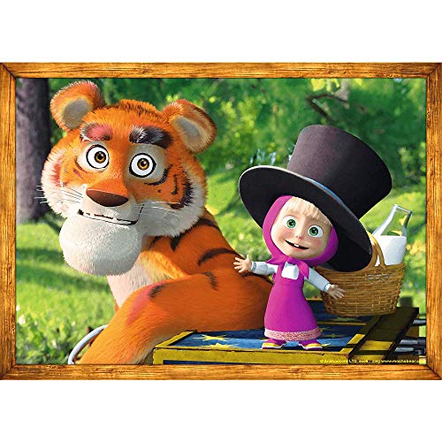 Masha y el Oso Trefl 4 en 1 207pcs. Puzzle