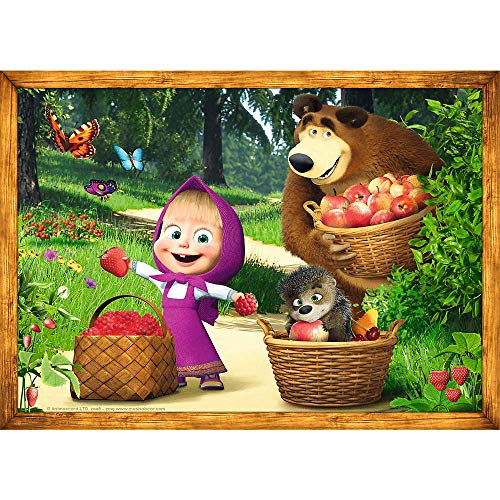 Masha y el Oso Trefl 4 en 1 207pcs. Puzzle