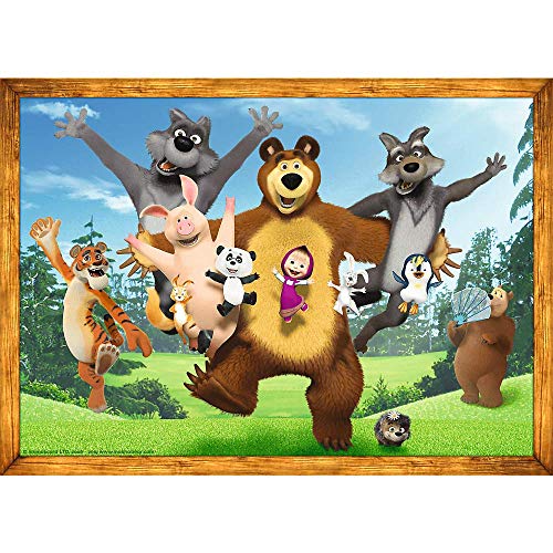 Masha y el Oso Trefl 4 en 1 207pcs. Puzzle