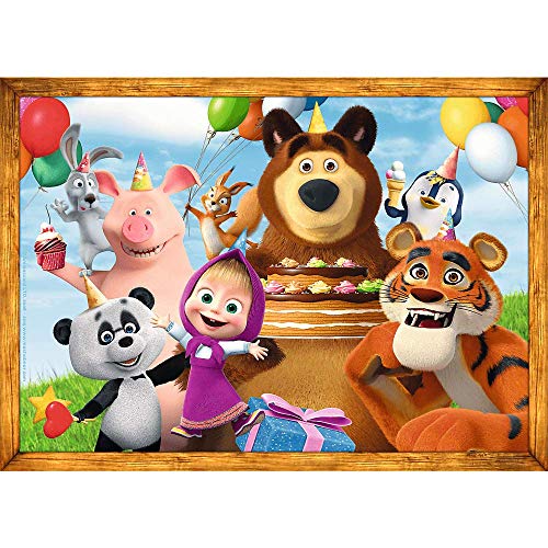 Masha y el Oso Trefl 4 en 1 207pcs. Puzzle