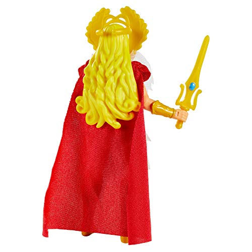 Masters of the Universe (Masters del Universo Orígenes) Figura She-Ra, muñeco articulado de juguete (Mattel GVW62)