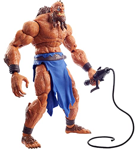 Masters of the Universe (Masters del Universo Revelation) Figura Beast Man, muñeco articulado de juguete (Mattel GYV16)