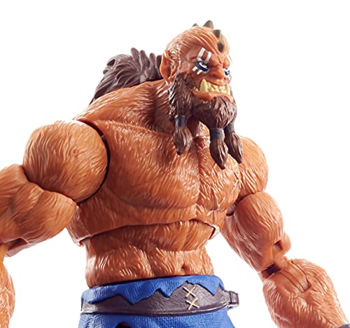 Masters of the Universe (Masters del Universo Revelation) Figura Beast Man, muñeco articulado de juguete (Mattel GYV16)