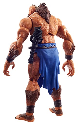 Masters of the Universe (Masters del Universo Revelation) Figura Beast Man, muñeco articulado de juguete (Mattel GYV16)