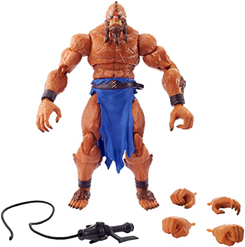 Masters of the Universe (Masters del Universo Revelation) Figura Beast Man, muñeco articulado de juguete (Mattel GYV16)