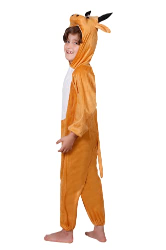 Matissa Niños Disfraces de Animales Niños Niñas Unisex Disfraces Cosplay Niños Onesie (Toro, L (para niños de 105 - 120 cm de Altura))