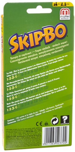 Mattel Games - Skip-Bo, juego de cartas (52370)