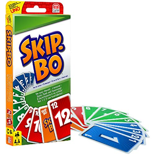 Mattel Games - Skip-Bo, juego de cartas (52370)