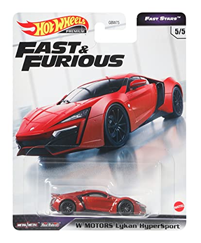 Mattel GBW75; GRL70 Hot Wheels Fast & Furious - W Motors Lykan HyperSport