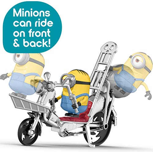 Mattel Minions Despicable Me/Minions Figuras traviesas y revoltosas, GRU/Bike, Color, 10 cm (GMF15)