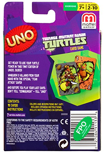 MATTEL Uno ĹťĂłĹwie Ninja [KARTY]