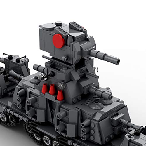 MBKE 1211 piezas URSS KV-44 Superheavy Military Tank Building Kit de construcción de tanques militares para niños y adultos, bloque de construcción compatible con Lego