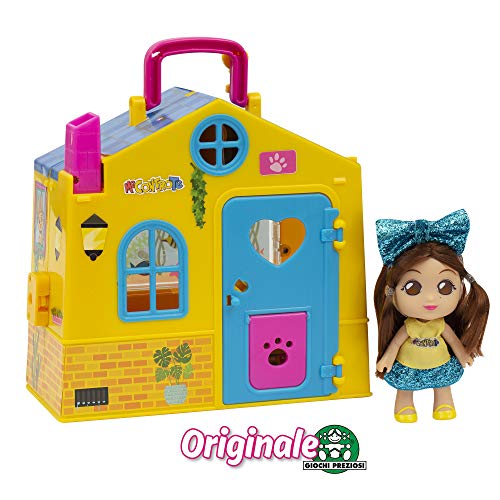 Me Contro Te - La Casa con Mini Doll 12 cm del Vestido Personalizado, Busca la Llave, Abre la casa de Sofí y Lui, para niñas a Partir de 3 años, MEC31000, Giochi Preziosi