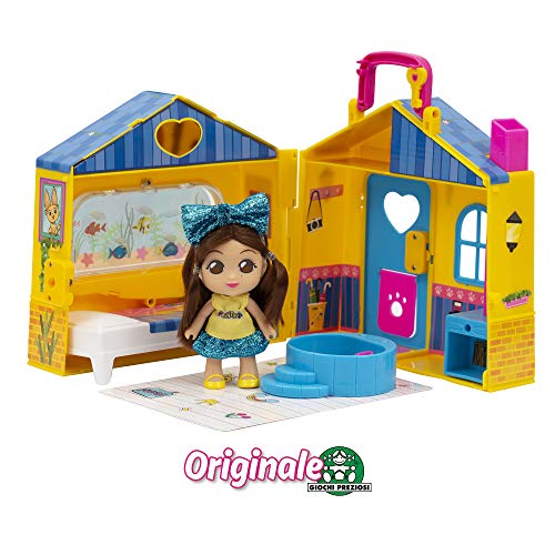 Me Contro Te - La Casa con Mini Doll 12 cm del Vestido Personalizado, Busca la Llave, Abre la casa de Sofí y Lui, para niñas a Partir de 3 años, MEC31000, Giochi Preziosi