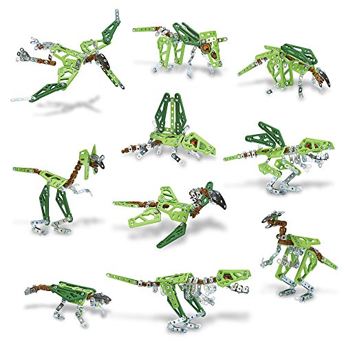 MECCANO - 6033323 - Juego de construcción - Dinosaurios 10 Modelos